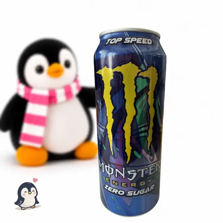 Boisson adultes – Monster Energy Top Speed Zero Sugar 500 ml